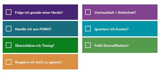 Die 7-Sünden-Kontrolle – vor jeder Anlageentscheidung